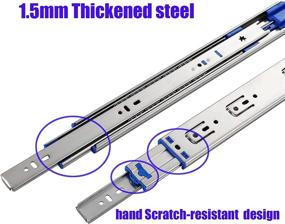 img 1 attached to Close Drawer Slides Capacity Extension Industrial Hardware