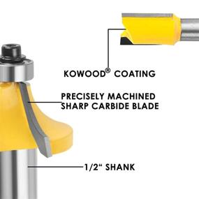 img 2 attached to 🔨 Powerful Woodworking Tools for Beginners: KOWOOD Router Pieces for Precise Cutting