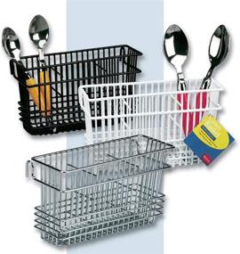 img 3 attached to 🍽️ Efficient 3-Compartment Utensil Drying Rack by Better Houseware - White