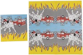 img 1 attached to 🚒 Firetruck Themed Birthday Party Supplies Set - Plates, Napkins, Cups, and Cutlery (24 Guests, 144 Pieces)