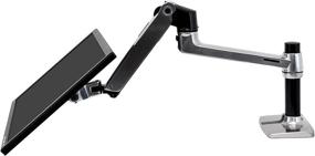 img 3 attached to 🖥️ Ergotron LX Single Monitor Arm - VESA Desk Mount for Monitors Up to 34 Inches, 7-25 lbs - Polished Aluminum - Enhance Your SEO
