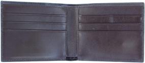 img 1 attached to 👜 High-Quality Ostrich Leather Bifold Wallet for Men - Stylish Wallets, Card Cases & Money Organizers