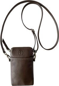 img 4 attached to Handcrafted Italian Leather Crossbody Passport Women's Handbags & Wallets