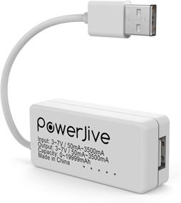 img 1 attached to 🔌 PowerJive USB Voltage/Amps Power Meter Tester Multimeter: Accurately Measure Charger & Cable Speed, Power Bank Capacity