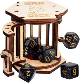 img 4 attached to Wooden Polyhedral Dice Jail Prison