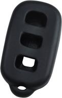 🔒 ultimate protection: keyguardz black rubber keyless entry remote key fob skin cover logo