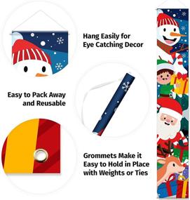 img 2 attached to Merry Christmas Banner Sign Decorations Event & Party Supplies