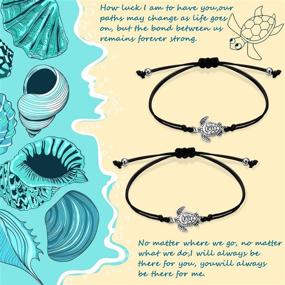 img 3 attached to Friendship Distance Matching Boys' Bracelets: A Perfect 2 Piece Jewelry Set!