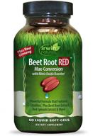 💙 cardiohealth performance: beet root red - 60 liquid softgels by irwin naturals logo