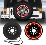 запасное колесо с тормозным светом: легкое установить led кольцо для wrangler jk jku 2007-2017 логотип