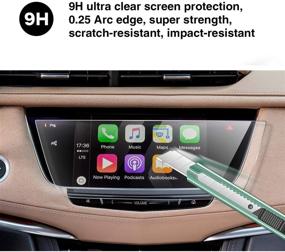 img 2 attached to 📱 Ultimate Protection for Cadillac XT5 XT6 8" CUE Touch Screen - YEE PIN Cadillac Touch Screen Protector (2017-2020)