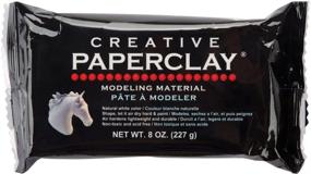 img 1 attached to 📦 Versatile and Crafty: 8 Ounce White Creative Paper Clay