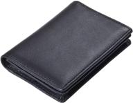 pocket wallet genuine leather bifold men's accessories logo