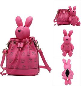 img 2 attached to Scarleton Bunny Drawstring Handbag H206901 Women's Handbags & Wallets