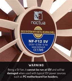 img 3 attached to Noctua NF F12 5V Превосходное качество тихого вентилятора