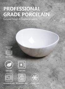 img 2 attached to 🍨 Sweese 101 499 Porcelain Bowls: Perfect for Delightful Desserts