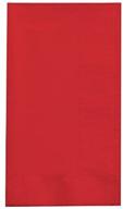 🔴 classic red paper dinner napkins - creative converting bulk pack of 50 touch of color napkins logo