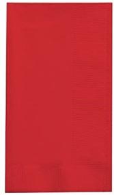 img 2 attached to 🔴 Classic Red Paper Dinner Napkins - Creative Converting Bulk Pack of 50 Touch of Color Napkins