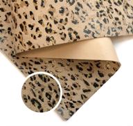 leopard leather material natural lambskin logo