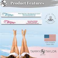 tammy taylor peel 'n' stick zebra professional nail files: long-lasting, disposable & 100 grit logo
