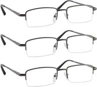 👓 truvision readers 9509hp: unisex reading glasses with comfort spring hinges logo