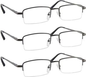 img 4 attached to 👓 TruVision Readers 9509HP: Unisex Reading Glasses with Comfort Spring Hinges