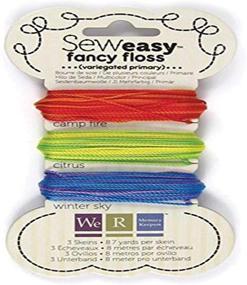 img 1 attached to 🧵 We R Memory Keepers WER71154-4 Sew Easy Primary Variegated Floss Set