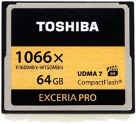 toshiba exceria pro: 64gb high-speed 💾 memory card - ultimate performance and reliability logo