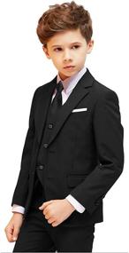 img 2 attached to Suits Formal Outfit: Tuxedo Blazer for Boys' Clothing - Suits & Sport Coats