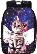 galaxy printed backpack lightweight shoulder: stylish and functional companion for on-the-go логотип