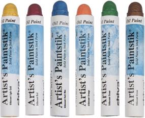img 2 attached to Enhanced SEO: Jack Richeson Shiva Oil Paintstik, Set of 6 Iridescent Primary Colors