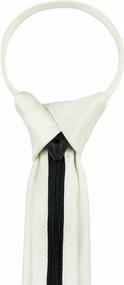 img 1 attached to 👔 SEO Enhanced PreTied SKINNY Necktie by Vesuvio Napoli - Men's Accessories