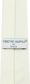 img 2 attached to 👔 SEO Enhanced PreTied SKINNY Necktie by Vesuvio Napoli - Men's Accessories