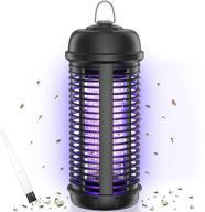 outdoor bug zapper: powerful 4200v electric mosquito zapper with 18w bulb - rainproof mosquito killer insect trap for home backyard patio garden logo