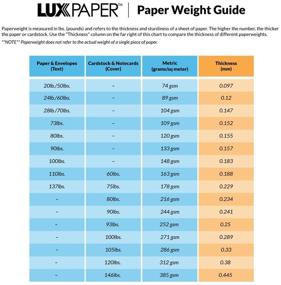 img 1 attached to 📦 LUXPaper 8.5" x 11" Cardstock Variety Pack – 100lb. Cover for Crafts and Cards – Scrapbook Supplies with 100 Multi-Color Sheets
