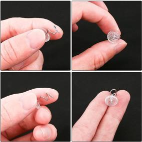 img 3 attached to 📌 200 Clear Twist Pins for Upholstery, Slip Covers, Bed Skirts, and Home Decor - Headliner Pins for Sewing (200 pcs)