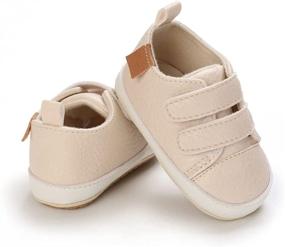 img 1 attached to 👟 TAREYKA Soft Sole Infant Baby Boys and Girls Anti-Slip Sneakers - Perfect First Walker Shoes for Newborns and Toddlers - Ideal Outdoor Crib Shoes