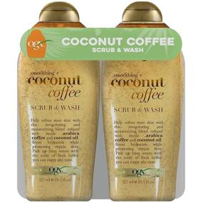 img 1 attached to 🥥 2-Pack Ogx Coconut Coffee Body Scrub, 19.5 Ounce (577ml)