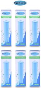 img 1 attached to Aqua Blue Filter for Jura Clearyl Blue Water Filter Cartridge Part 71455 - Certified NSF 6-Pack