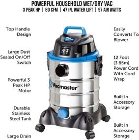 img 3 attached to Stainless Vacmaster VQ607SFD Gallon Vacuum