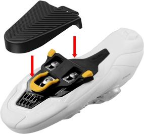 img 3 attached to Enhanced Thinvik Bike Cleat Rubber Cover Set for Shimano SPD-SL Cleats (Compatible with SH10, SH11, SH12 Road Bike Cleats)