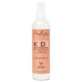 img 4 attached to 🧴 SheaMoisture Kids Extra Moisturizing Detangler: CoCo Hibiscus Curly Hair Detangler, 8 oz