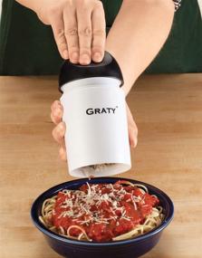 img 1 attached to 🧀 Graty Gourmet Cheese Grater with As Seen on TV Feature – by OneSquare