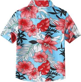 img 3 attached to 🌺 Explore the Vibrant Collection of SSLR Printed Button Casual Hawaiian Boys' Clothing in Tops, Tees & Shirts