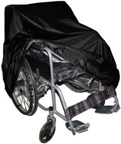 img 4 attached to 🛵 WOMACO Mobility Scooter Cover: Protect Your Power Electric Wheel Chair from Rain, Snow, and Sun Rays with this Waterproof, Travel-friendly, and Dust-resistant Outdoor Storage Bag