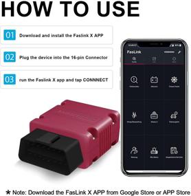 img 2 attached to 🔍 OBDResource OBD2 Scanner Bluetooth 4.0: Professional Automotive Diagnostic Scan Tool for iOS & Android | Car Code Reader for Check Engine Light | Supports Torque & FasLink App