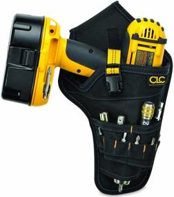 img 3 attached to 🔧 CLC Custom Leathercraft 5023 Deluxe Cordless Poly Drill Holster, Black - A Secure Solution for Hands-Free Drilling Efficiency