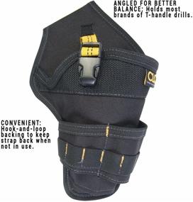 img 2 attached to 🔧 CLC Custom Leathercraft 5023 Deluxe Cordless Poly Drill Holster, Black - A Secure Solution for Hands-Free Drilling Efficiency