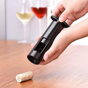 img 1 attached to Daintiness Wine Opener: Easy-to-Use Corkscrew Set for Effortless Wine Bottle Opening