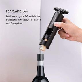 img 3 attached to Daintiness Wine Opener: Easy-to-Use Corkscrew Set for Effortless Wine Bottle Opening